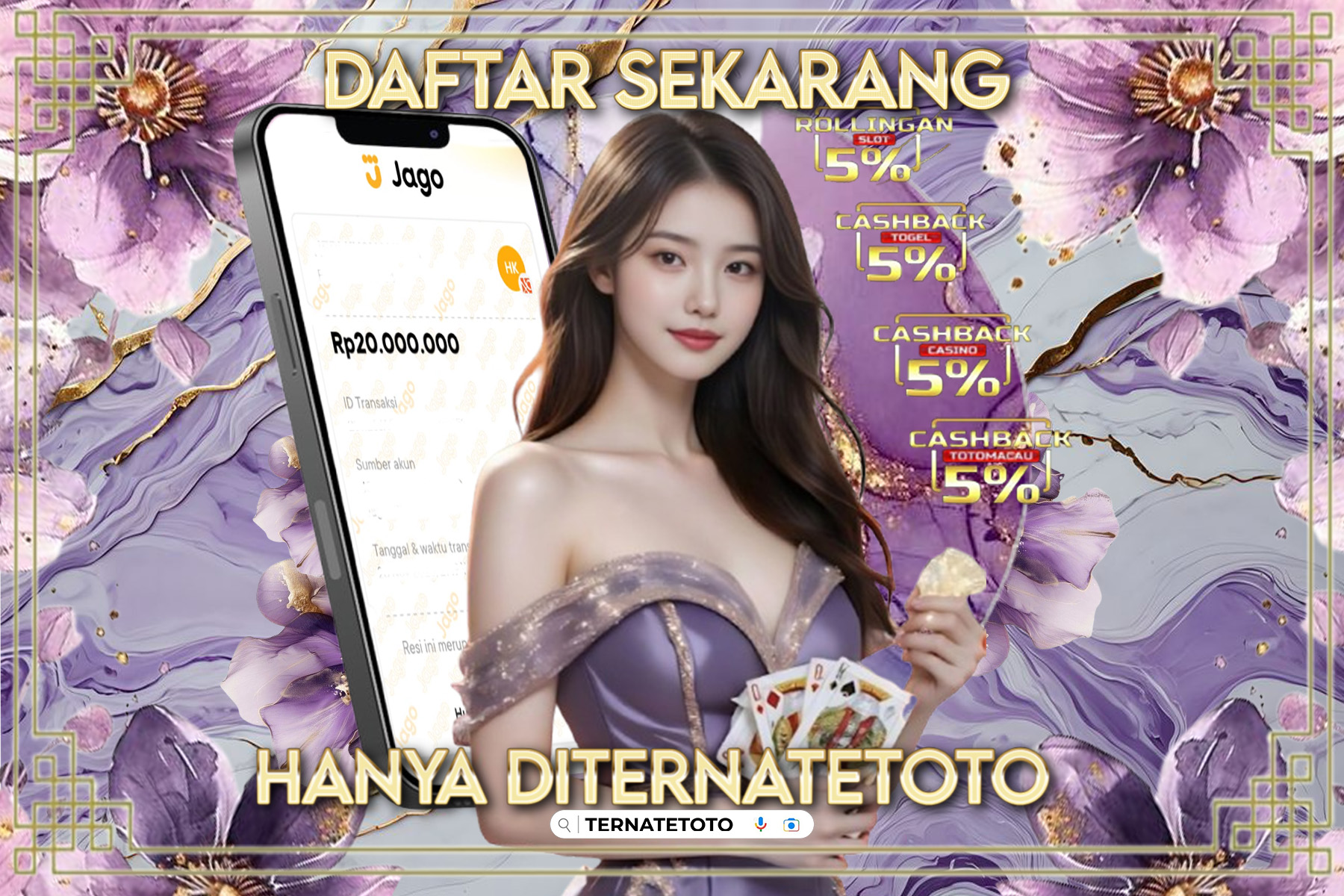 TERNATETOTO - JACKPOT TAIWAN Rp.20,000,000,-